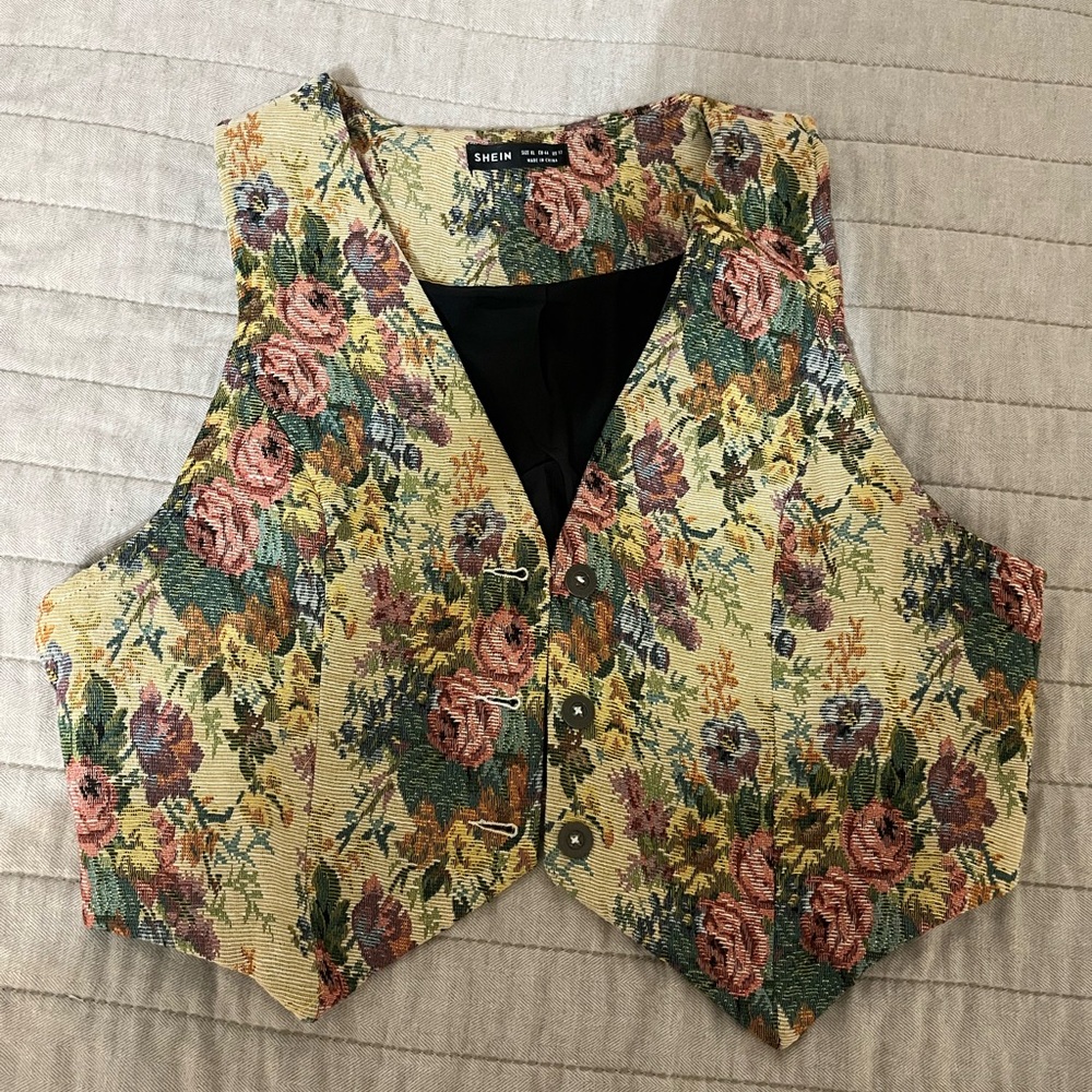 Floral Vest
